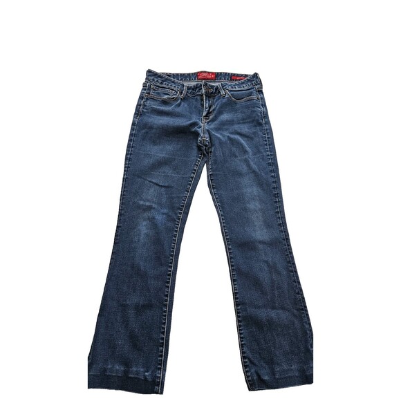 Lucky Brand Blue Five Pockets Straight Legs Pullover Men's Jeans Size 8/29-L - Picture 1 of 10